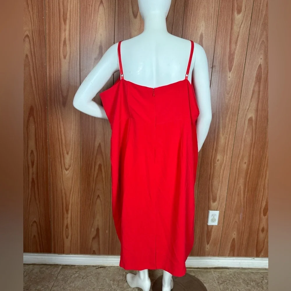 NWT New Sergio Hudson Target Collaboration Red Corset Bodycon‎ Dress Sleeveless